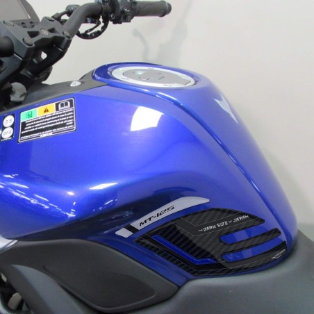 Adesivi 3D Protezioni Laterali serbatoio compatibili con Yamaha Mt125 2020-2025