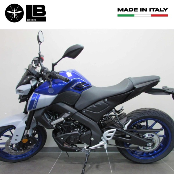 Pegatinas 3D Protectores laterales de depósito compatibles con Yamaha Mt125 2020-2025