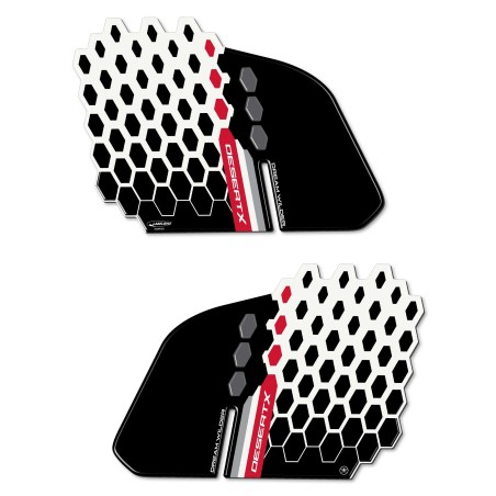 Adesivi 3D Protezioni laterali serbatoio moto compatibili con Ducati DesertX