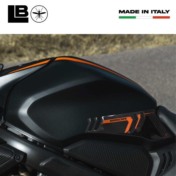 Adesivi 3D Protezioni laterali serbatoio moto compatibili con Honda CBR 650 R