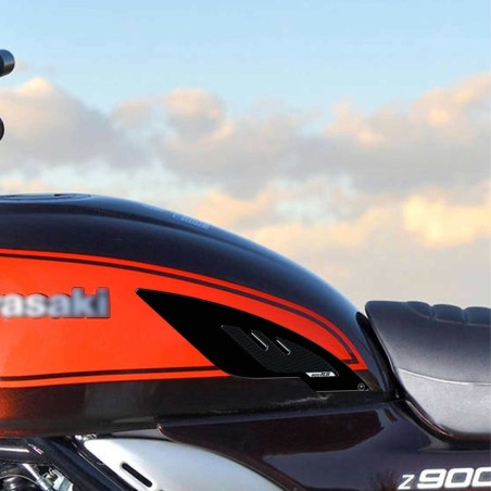 Aufkleber 3D Motorradtank Seitenschutz kompatibel mit Kawasaki Z900RS