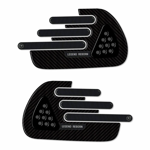 Adesivi 3D protezioni laterali serbatoio moto compatibili con Yamaha XSR900 2022