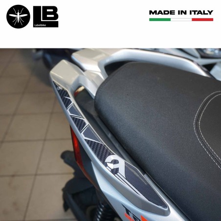 Adesivi 3D protezioni Maniglie compatibili con Aprilia SR GT 125 e 200