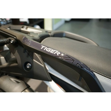 Adesivi 3D protezioni maniglie compatibili con moto Triumph Tiger 850 900 1200