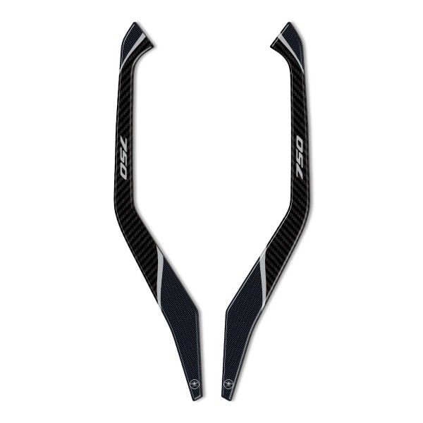 Adesivi 3D Protezioni Maniglie con Bauletto compatibili con Honda Forza 750 2021