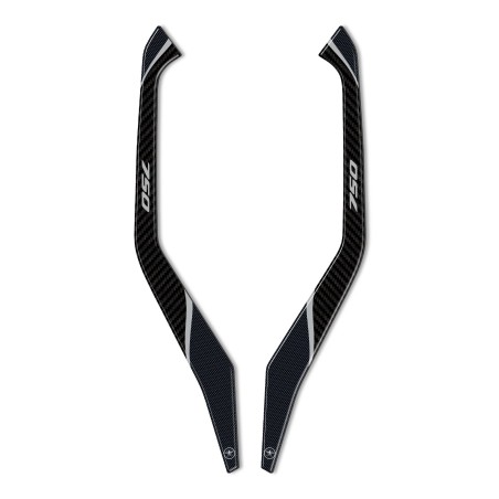 Adesivi 3D Protezioni Maniglie con Bauletto compatibili con Honda Forza 750 2021