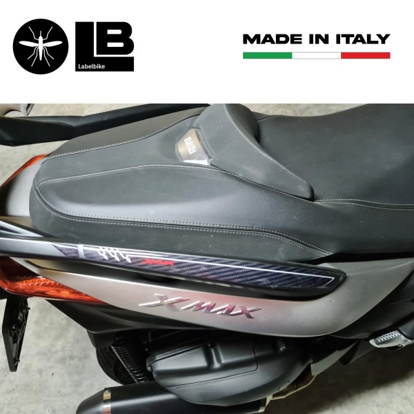 Stickers 3D Protège poignées avec Top Box compatible avec Yamaha X-Max 2017-24