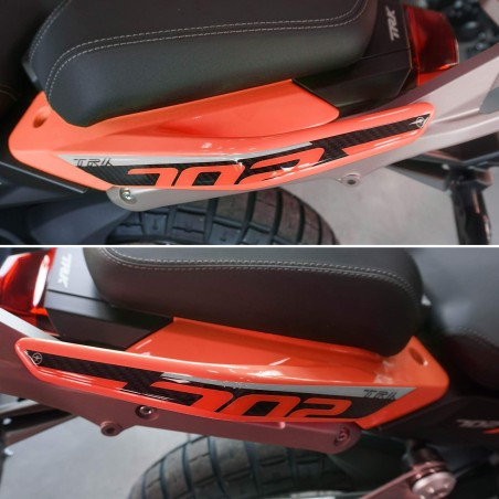 Adesivi 3D protezioni Maniglie moto compatibili con Benelli TRK 702 e 702X