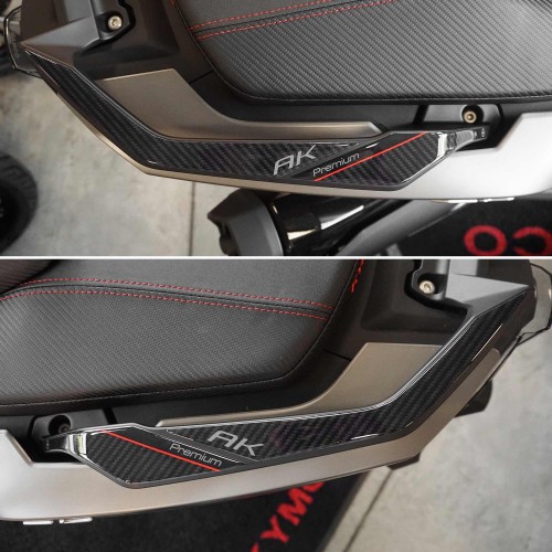 3D Stickers Passenger Handles protectors compatible with Kymco Ak550 Premium