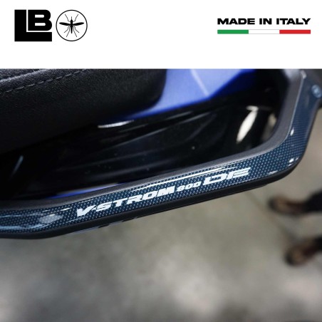 Adesivi 3D Protezioni maniglie passeggero compatibili con Suzuki V-Strom 800DE