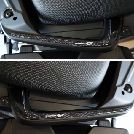 3D Aufkleber Beifahrergriffe kompatibel mit Yamaha Tracer 9 2021