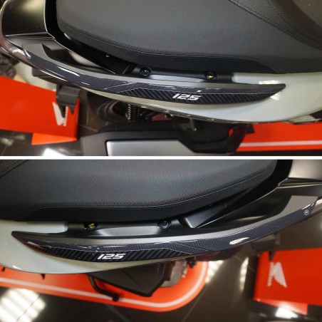 Stickers 3D Protecteurs de Poignée Arrière compatibles avec Honda Forza 125 2022