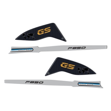 3D handguard stickers compatible with BMW F850 GS and 850 ADV 2018-2023