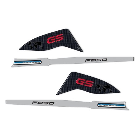3D handguard stickers compatible with BMW F850 GS and 850 ADV 2018-2023