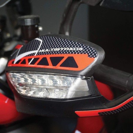 Adesivi 3D Protezioni paramani compatibili con Ducati Multistrada 950 2017-2021