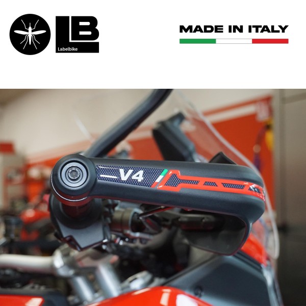 Adesivi 3D Protezioni Paramani compatibili con Ducati Multistrada V4 2021-2025