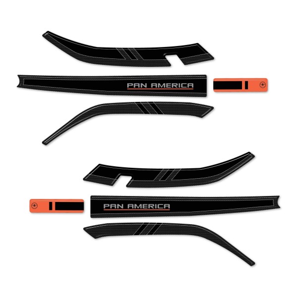 Adesivi 3D Protezioni Paramani compatibili con Harley Davidson Pan America