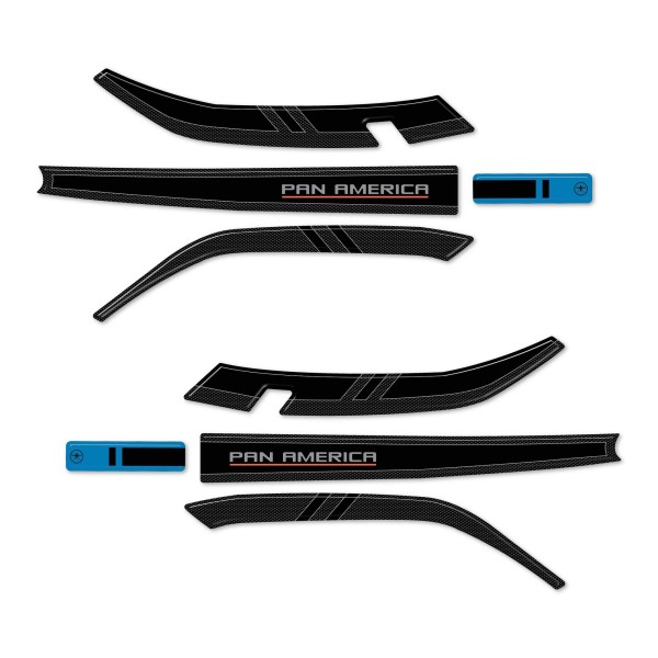 Adesivi 3D Protezioni Paramani compatibili con Harley Davidson Pan America