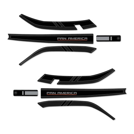 3D Stickers Handguards compatible with Harley Davidson Pan America