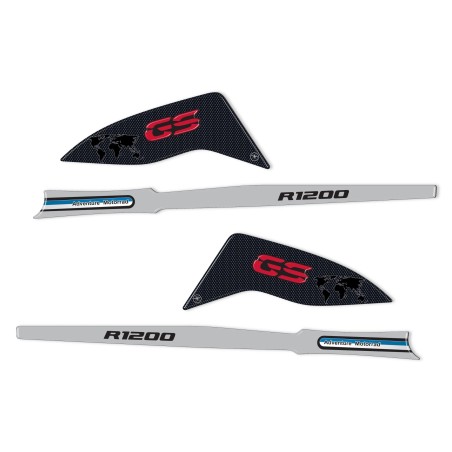 Stickers garde-mains 3D compatibles avec les motos BMW R 1200 GS 2013-2018