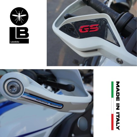 Stickers garde-mains 3D compatibles avec les motos BMW R 1200 GS 2013-2018