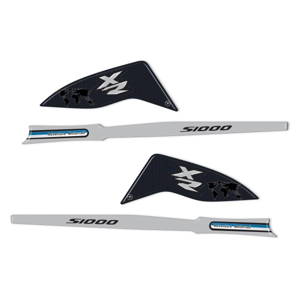 Adhesivos 3D para guardamanos compatibles con motos BMW S 1000 XR 2017-2023.