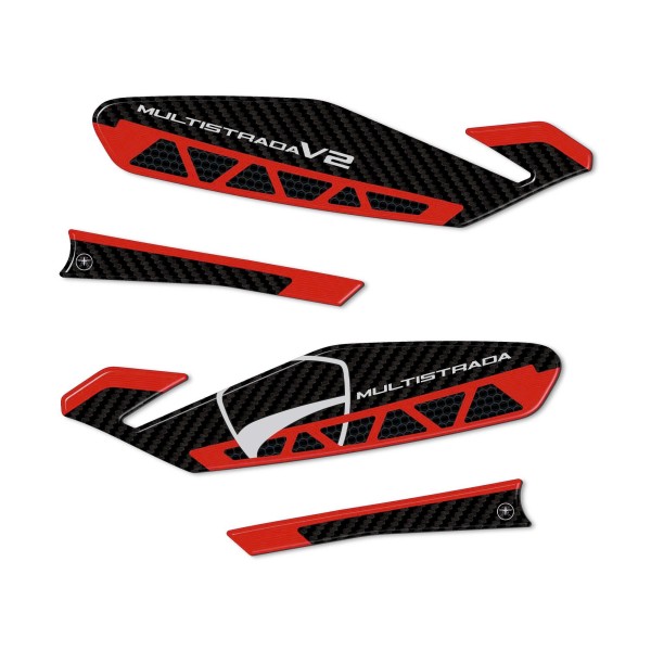 3D Stickers Handguards compatible with Ducati Multistrada V2 2022 motorbike