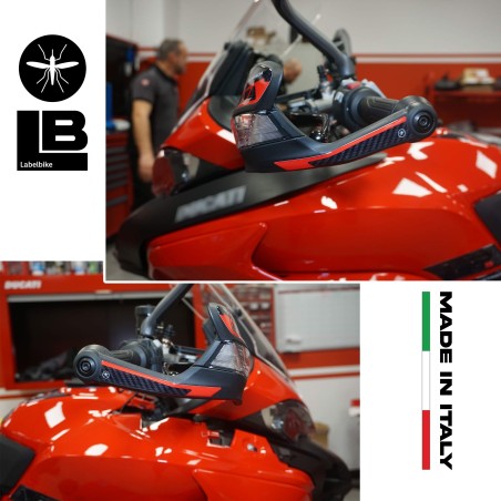 Pegatinas 3D Protectores guardamanos compatibles con la moto Ducati Multistrada V2 2022