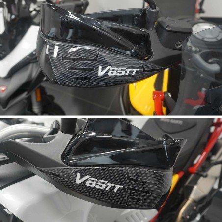 Stickers 3D Protège-mains compatible avec Moto Guzzi V85 TT 2019 - 2023