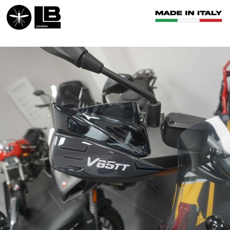 Adesivi 3D Protezioni Paramani compatibili con Moto Guzzi V85 TT 2019 - 2023