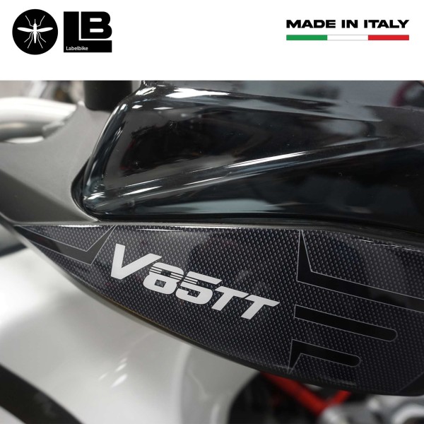 Stickers 3D Protège-mains compatible avec Moto Guzzi V85 TT 2019 - 2023