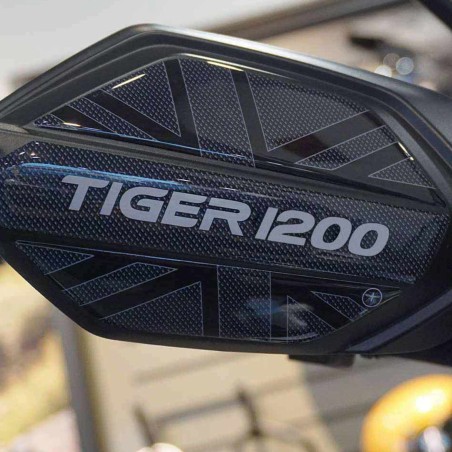Adesivi 3D Protezioni Paramani compatibili con Triumph Tiger 1200 GT e Rally