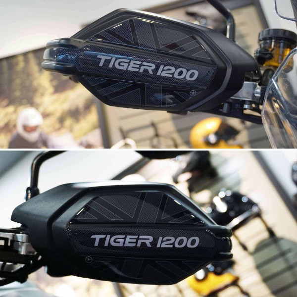 Adesivi 3D Protezioni Paramani compatibili con Triumph Tiger 1200 GT e Rally