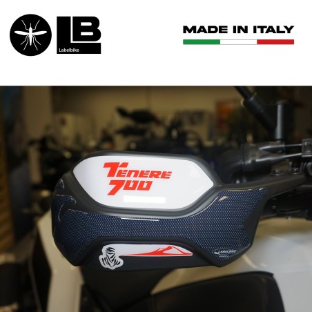3D Stickers Handguards compatible with Yamaha Tenere 700 Rally Edition 2022