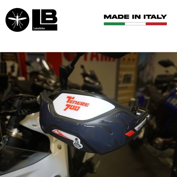 3D Stickers Handguards compatible with Yamaha Tenere 700 Rally Edition 2022