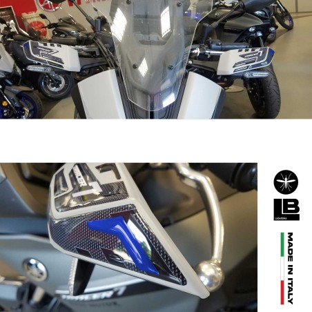Stickers 3D Protège-mains moto compatible avec Yamaha Tracer 7 2021-2024