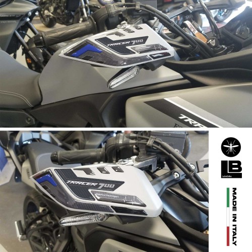 Adesivi 3D Protezioni Paramani compatibili con Yamaha Tracer 700 2020 2