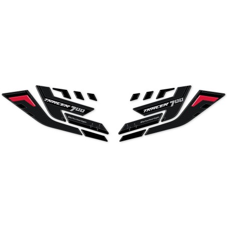 Pegatinas 3D Protectores de guardamanos compatibles con Yamaha Tracer 700 2020