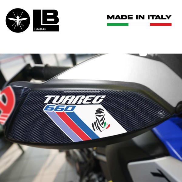 Adesivi 3D Protezioni Paramani moto compatibili con Aprilia Tuareg 660 Tagelmust
