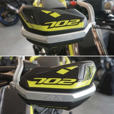 Stickers 3D Protège-mains moto compatibles avec Benelli TRK 702 et 702X