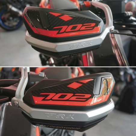 Stickers 3D Protège-mains moto compatibles avec Benelli TRK 702 et 702X