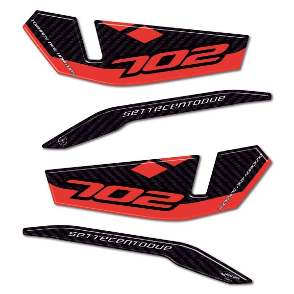 Stickers 3D Handguards motorbike compatible with Benelli TRK 702 and 702X