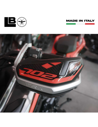 Stickers 3D Handguards motorbike compatible with Benelli TRK 702 and 702X