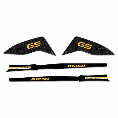 Stickers 3D Handguards moto compatible avec BMW GS R1250 40th 2021-23 2