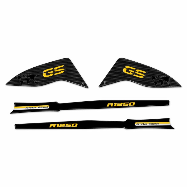 Adesivi 3D Protezioni Paramani moto compatibili con BMW GS R1250 40th 2021-23
