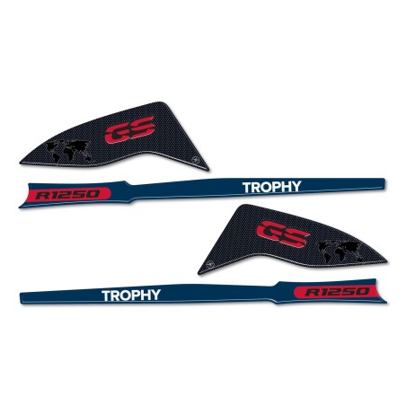 Pegatinas 3D Guardamanos moto compatible con BMW R 1250 GS Trophy 2022-23