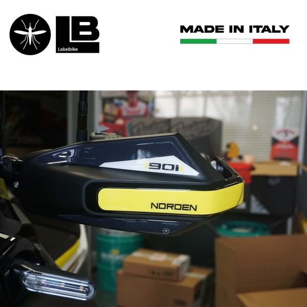 Adesivi 3D Protezioni Paramani moto compatibili con Husqvarna Norden 901