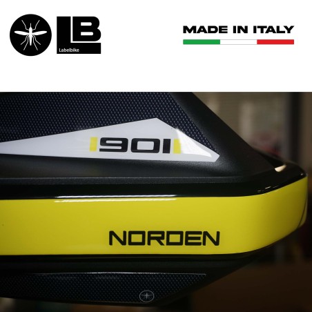 Adesivi 3D Protezioni Paramani moto compatibili con Husqvarna Norden 901