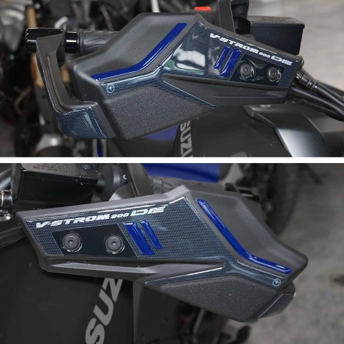 Pegatinas 3D Guardamanos moto compatible con Suzuki V-Strom 800DE