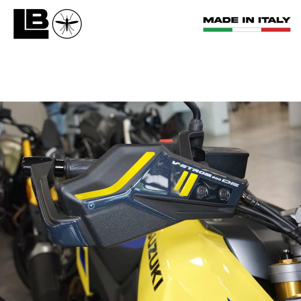 Adesivi 3D Protezioni Paramani moto compatibili con Suzuki V-Strom 800DE